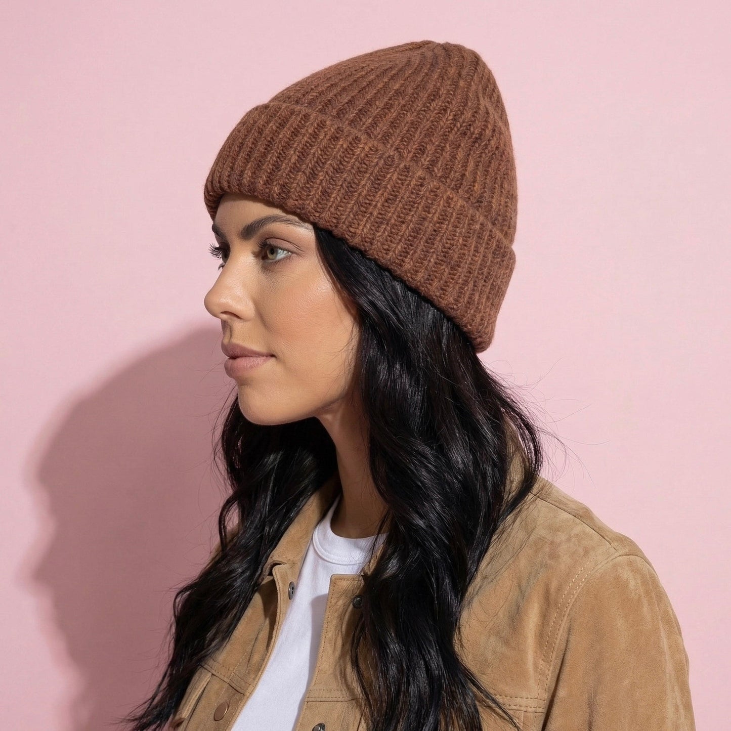 Anna-Kaci Soft Knit Winter Beanie with Warm Thick Ribbed Texture