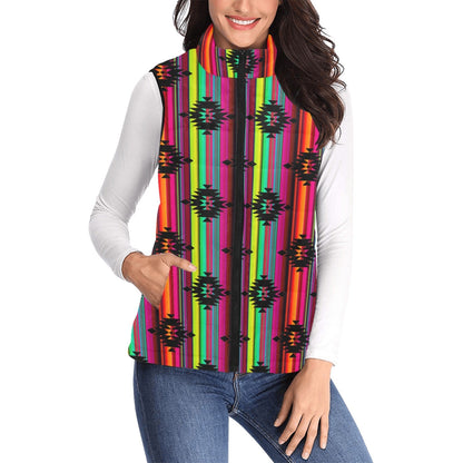 Baha Ranch Aztec Vintage Rodeo Women's Puffy Vest