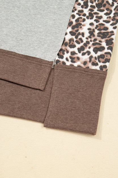 Threaded Pear Camila Block Patchwork Dolman PLUS Sweatshirt