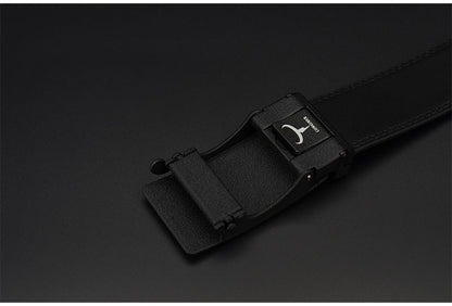 Men’s Dynamic Buckle Leather Belt | High-Sense Automatic Business Casual Waistband | Trendy Minimalist Precision-Lock Belt | Luxury-Label Statuesque Men’s Accessory | 2026 High-Fashion Radiant Urban Essential