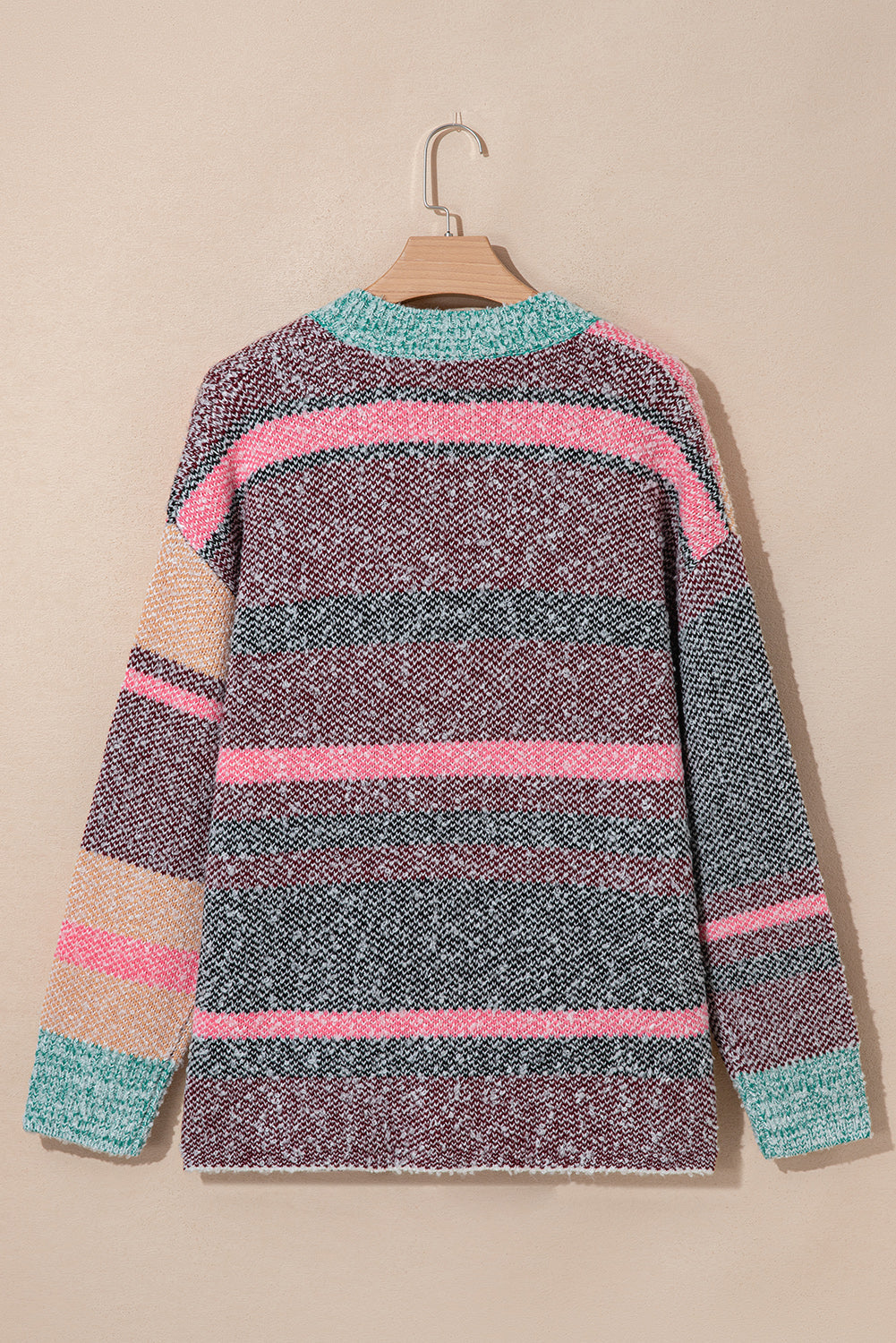 Threaded Pear Elsa Slit Open Front Cardigan