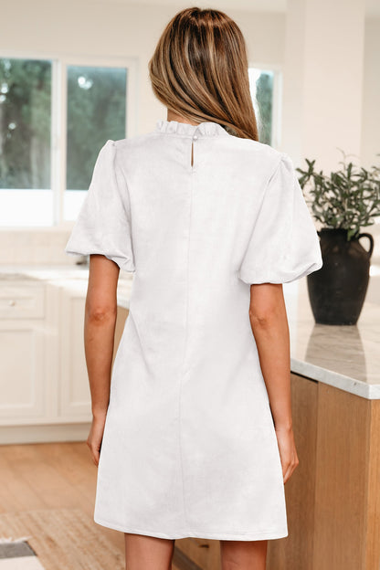 Threaded Pear Trinity Sleeve Shift Mini Dress