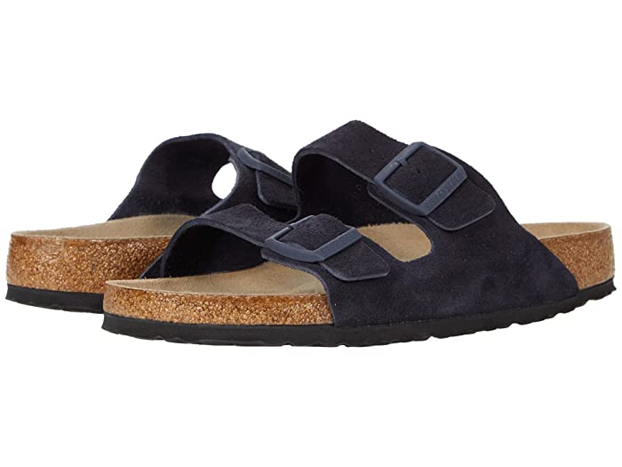 Birkenstock Arizona Soft Footbed Nubuck Leather Sandals