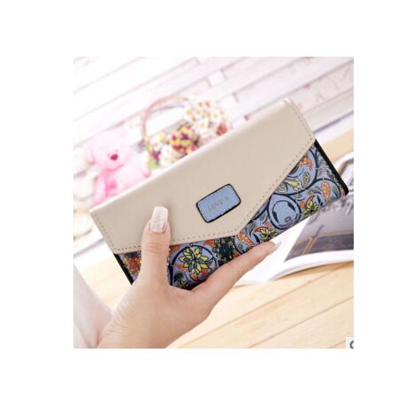Women’s Birds & Floral Print Wallet | Elegant Nature-Inspired Multi-Card Clutch | Compact Vegan Leather Purse for Women | Artistic Bird Illustration Designer Wallet