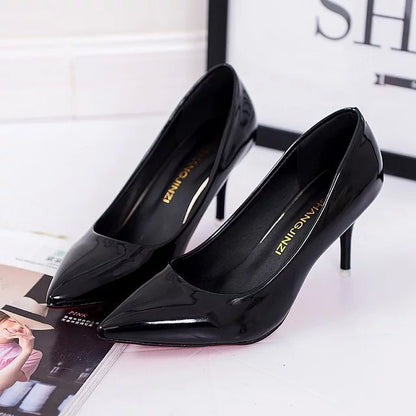 Women’s High-Sense Pointed Toe Stiletto Heels | Elegant Professional Formal Pumps | Trendy Minimalist Sleek Office Heels | Luxury-Label Statuesque Radiant Footwear | 2026 High-Fashion Emerald-Luxe Essential