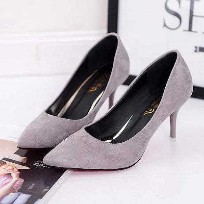 Women’s High-Sense Pointed Toe Stiletto Heels | Elegant Professional Formal Pumps | Trendy Minimalist Sleek Office Heels | Luxury-Label Statuesque Radiant Footwear | 2026 High-Fashion Emerald-Luxe Essential