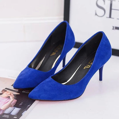 Women’s High-Sense Pointed Toe Stiletto Heels | Elegant Professional Formal Pumps | Trendy Minimalist Sleek Office Heels | Luxury-Label Statuesque Radiant Footwear | 2026 High-Fashion Emerald-Luxe Essential
