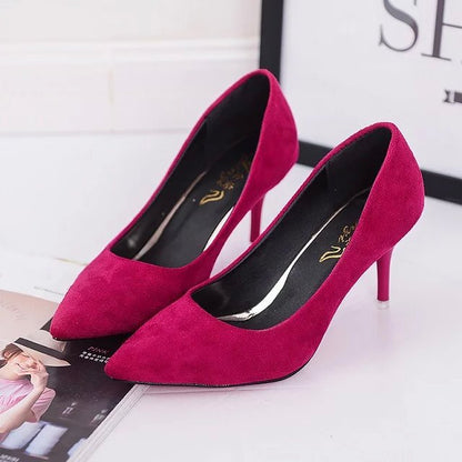 Women’s High-Sense Pointed Toe Stiletto Heels | Elegant Professional Formal Pumps | Trendy Minimalist Sleek Office Heels | Luxury-Label Statuesque Radiant Footwear | 2026 High-Fashion Emerald-Luxe Essential