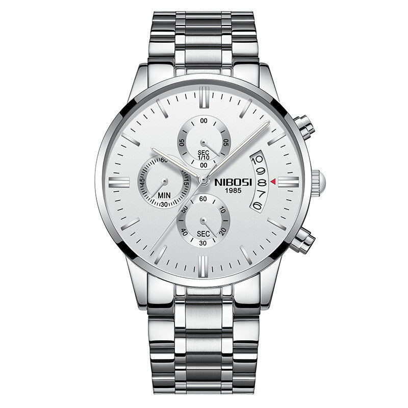 Men’s Luxury Fashion Wristwatch | Classic Business Casual Quartz Watch | Elegant Stainless Steel Men's Timepiece | Premium Waterproof Minimalist Watch for Men