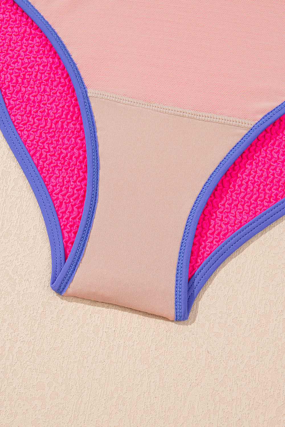 Threaded Pear Rory Patchwork One Piece Swimsuit