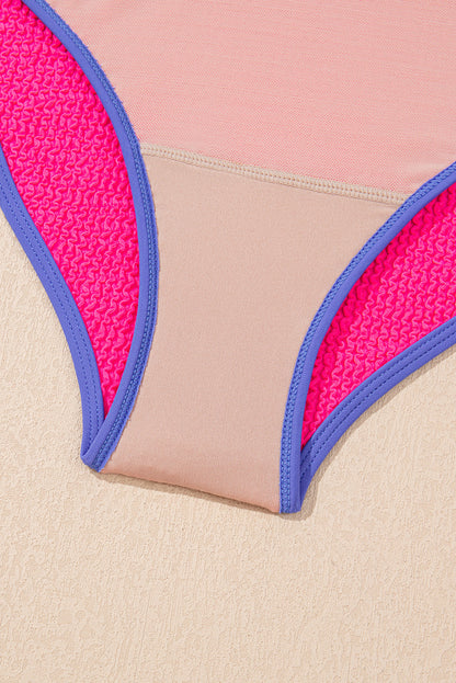 Threaded Pear Rory Patchwork One Piece Swimsuit