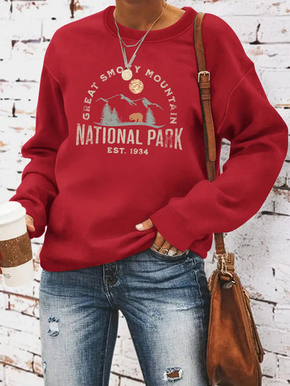 National Park printed hoodie