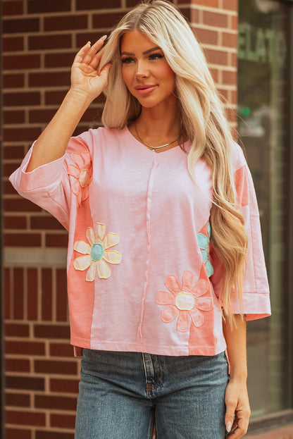 Threaded Pear Wrenleigh Sleeve Oversized T Shirt