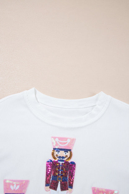 Threaded Pear Aria Christmas Fashion Corded Sweatshirt