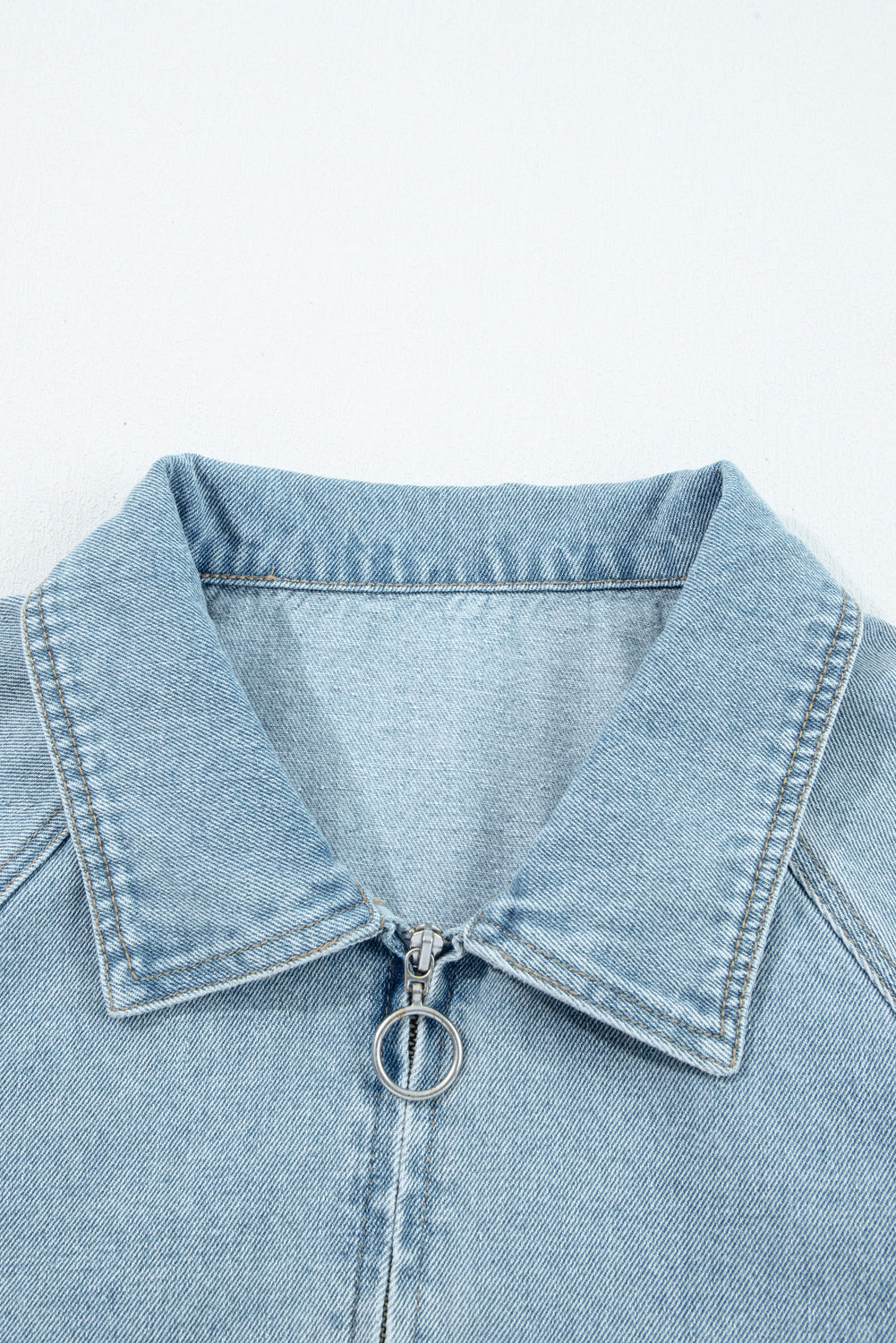 Threaded Pear Abigail Collared Zip Up Jacket