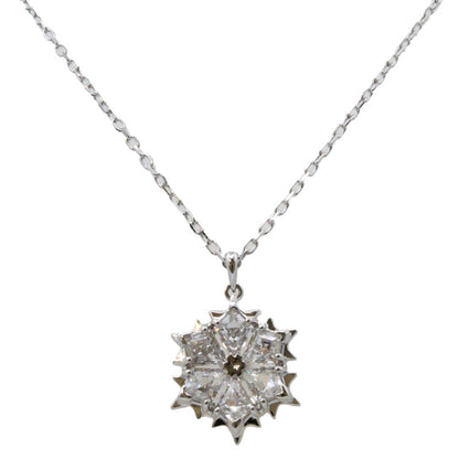 Swarovski Magic Pendant Silver Snowflake Necklace
