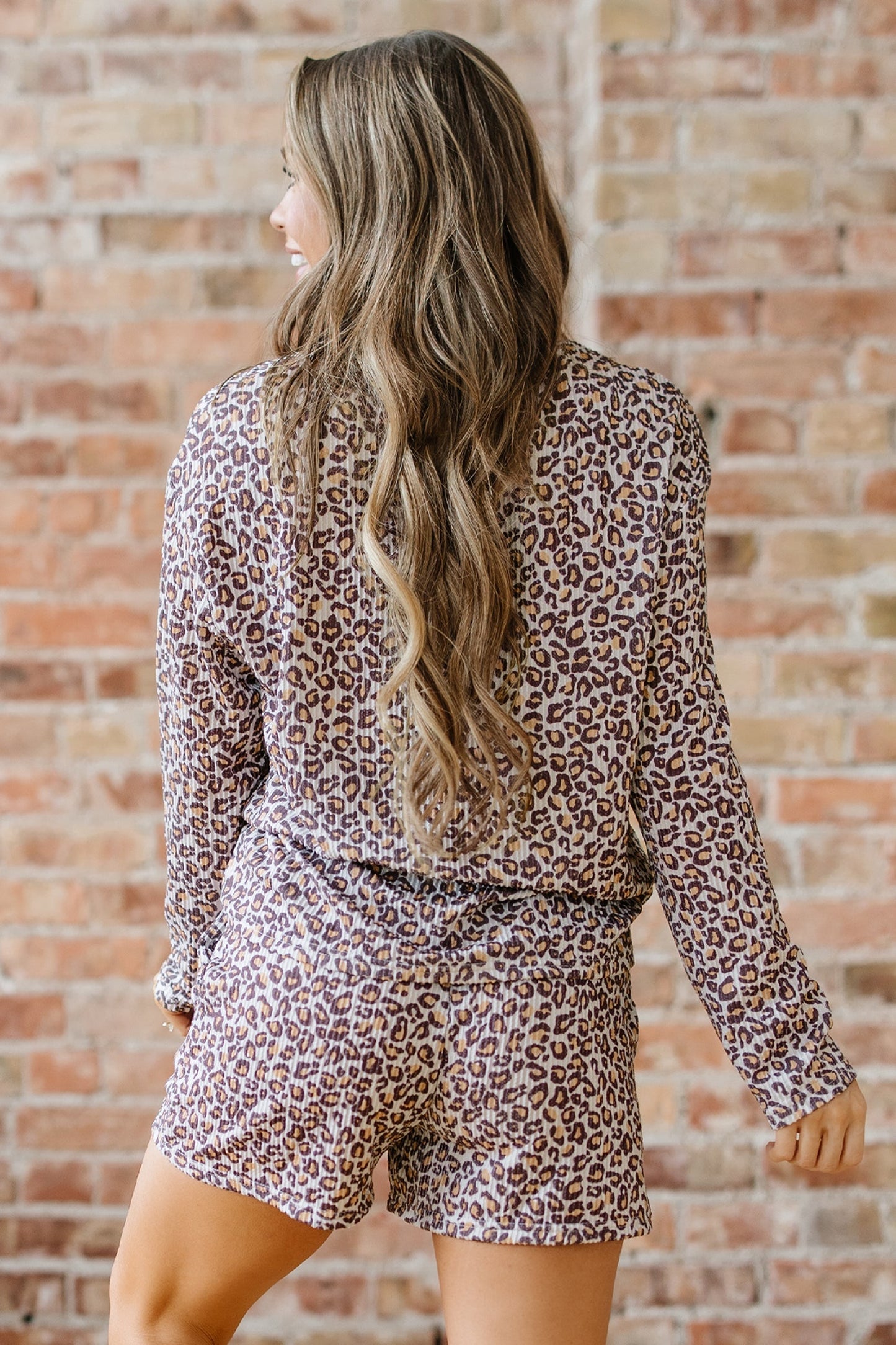 Threaded Pear Willow Ribbed Long Sleeve Lounge Set