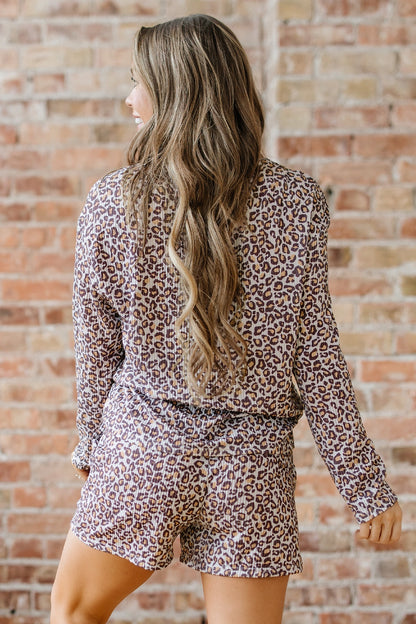 Threaded Pear Willow Ribbed Long Sleeve Lounge Set