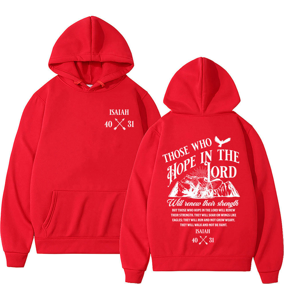 Christian Jesus Letters Print Hoodie | Faith-Based Graphic Sweatshirt for Men & Women | Inspirational Gospel Streetwear | Oversized Religious Pullover Hoodie