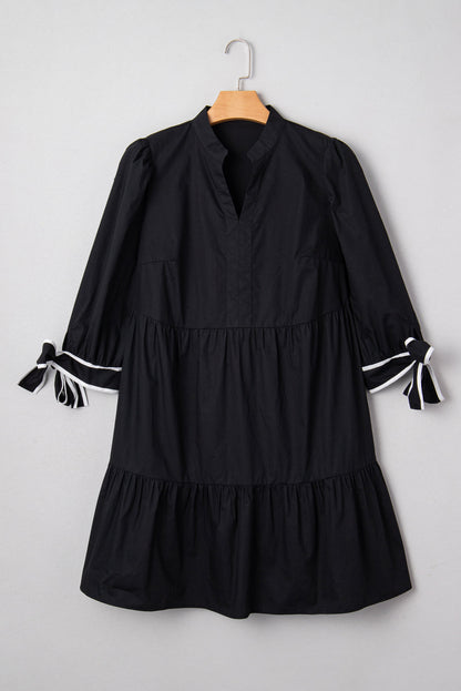 Threaded Pear Dorothy Knot Cuffs Mini PLUS Dress