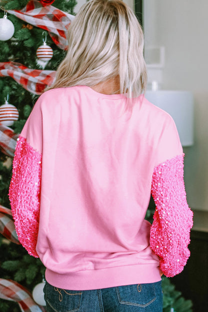 Threaded Pear Giselle Sleeve Pullover top Long Sleeve Top