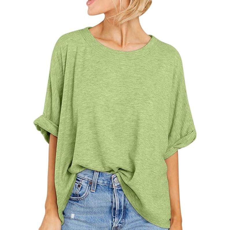 Women's Oversized Casual Short Sleeve T-Shirt