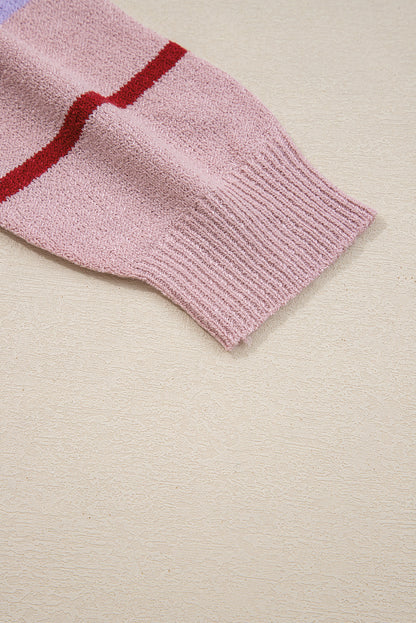 Threaded Pear Amyra Edge Drop Shoulder Sweater