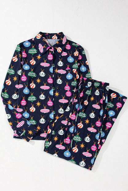 Threaded Pear Mazie Christmas Lights Print Shirt