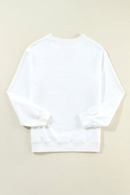 Threaded Pear Gianna Drop Shoulder Loose Sweatshirt