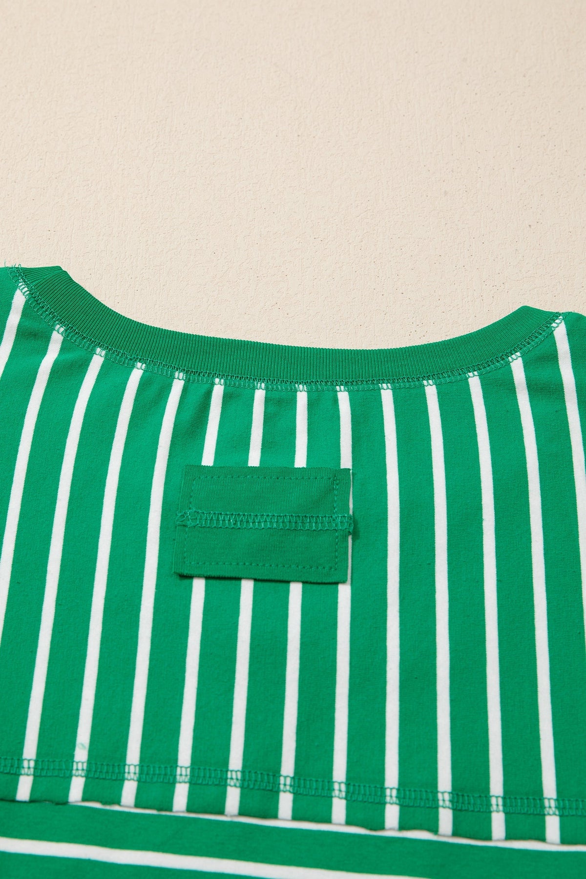 Threaded Pear Madilynn Detail Half Sleeve Tee