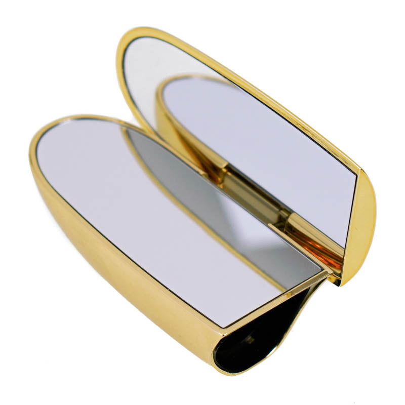 Guerlain Rouge G Double Mirror Lipstick Case Parure Gold