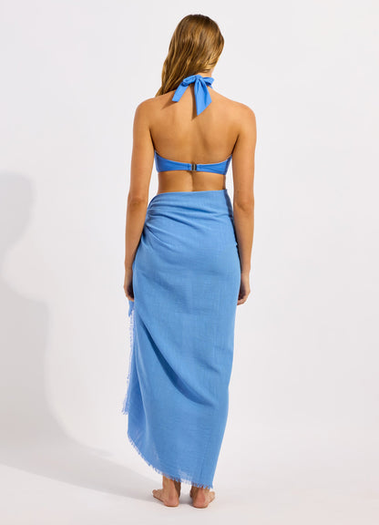 Beach Essential Textured Cotton Beach Wrap