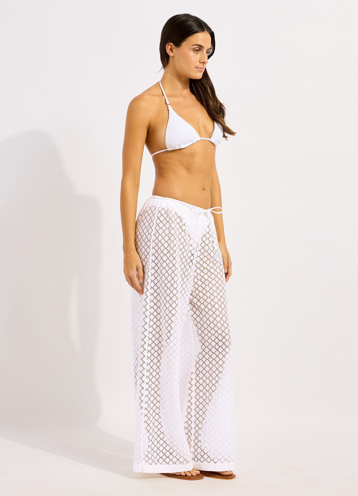 Beachedit Drawstring Lace Pant