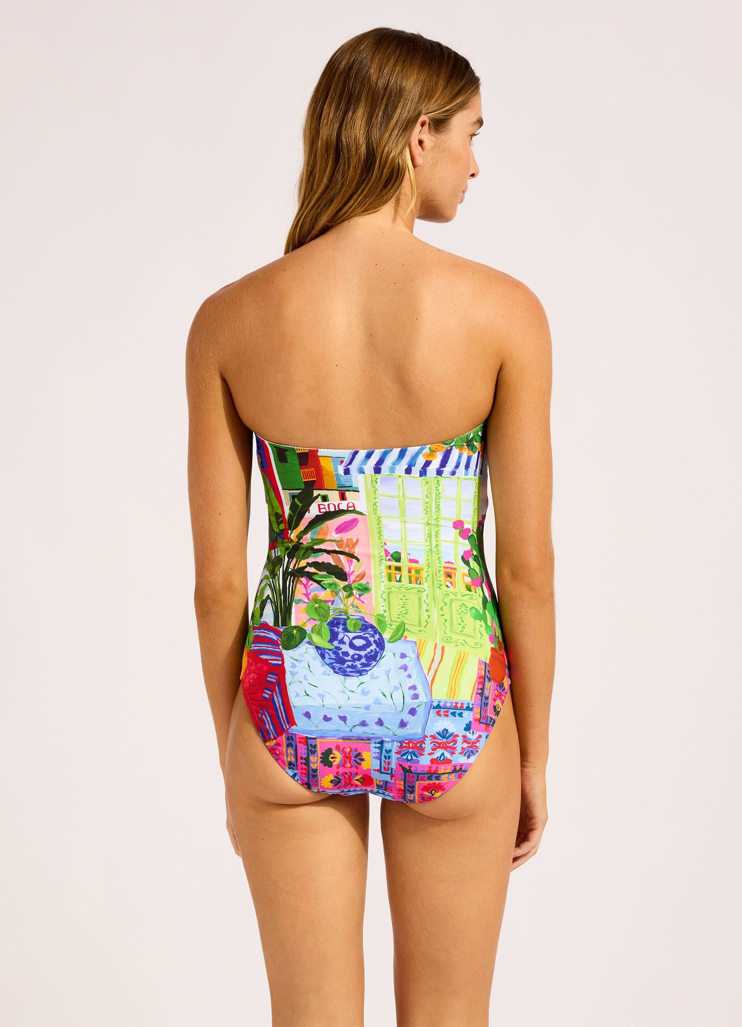 La Boca Bandeau One Piece Swimsuit