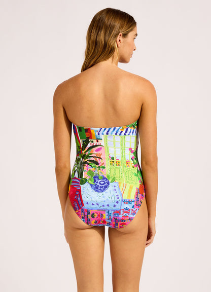 La Boca Bandeau One Piece Swimsuit