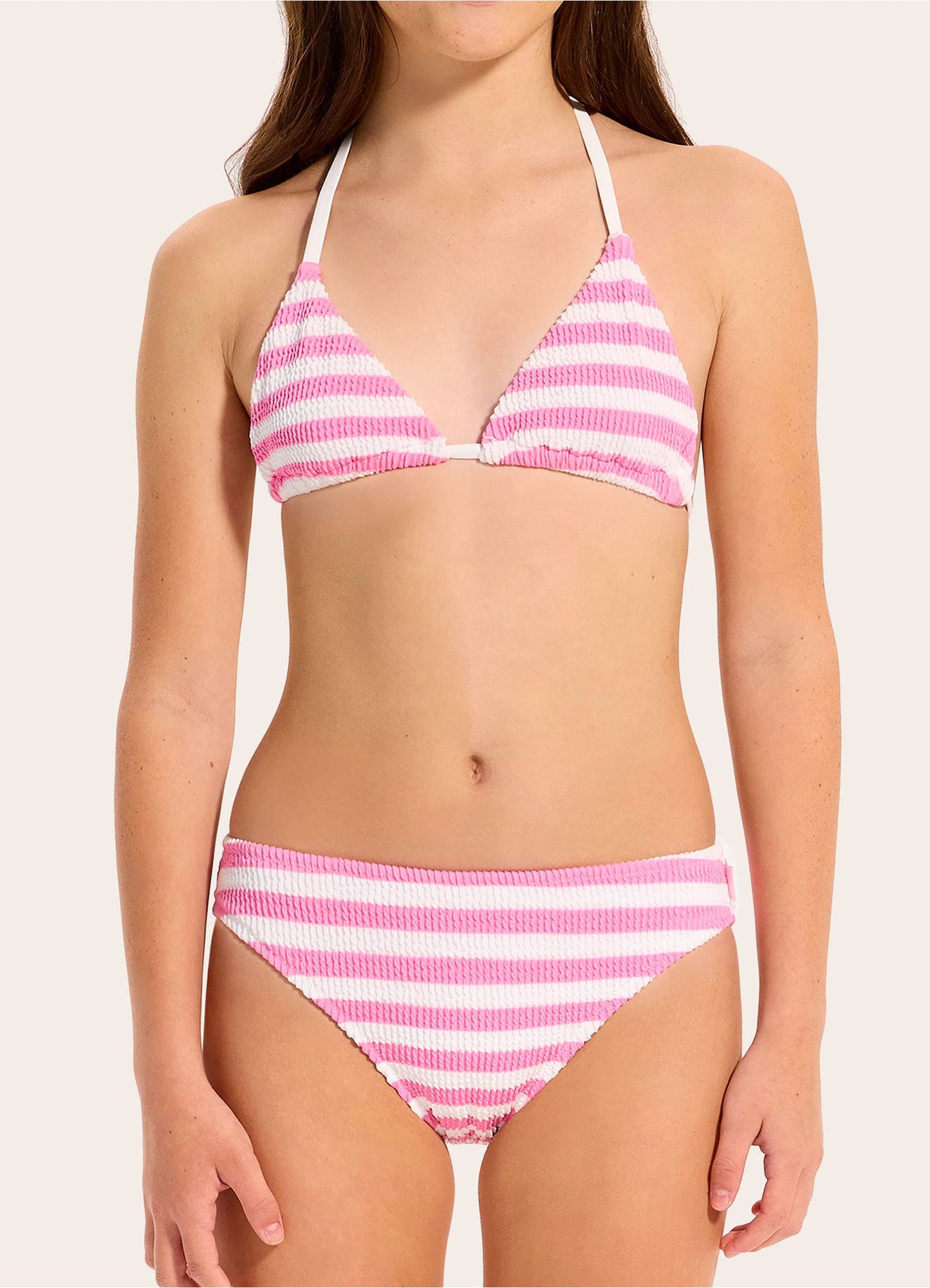 Texture Triangle Bikini Set