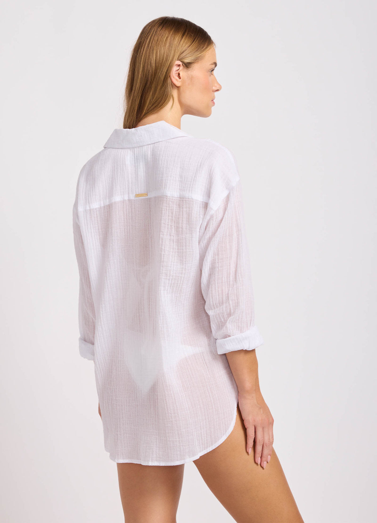 Crinkle Gauze Shirt