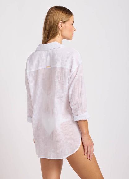 Crinkle Gauze Shirt