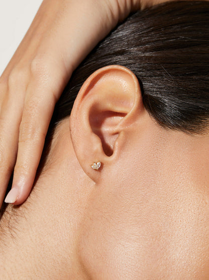 Kennedy Gold Stud Earrings