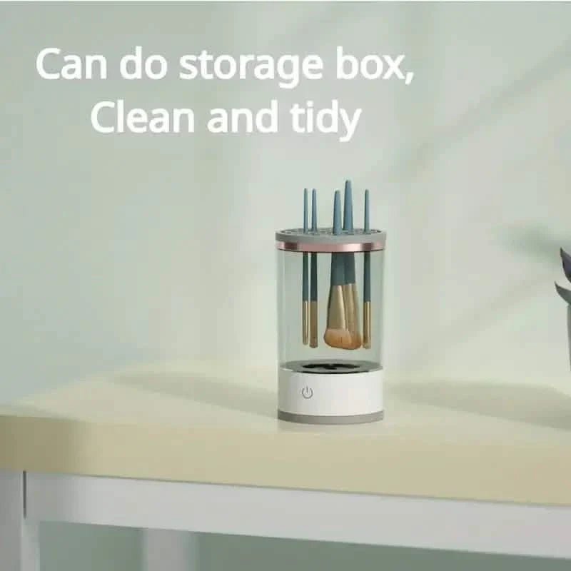 3-in-1 Automatic Makeup Brush Cleaning and Drying Stand