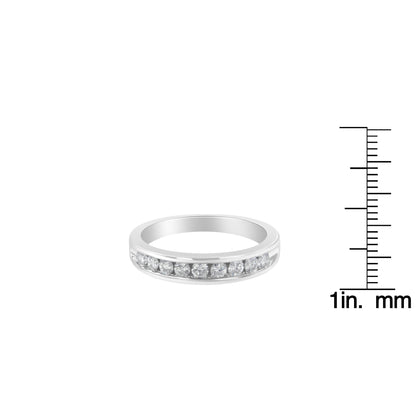 18K White Gold Round-Cut Diamond Ring (1/2 cttw, H-I Color, SI2-I1 Clarity)