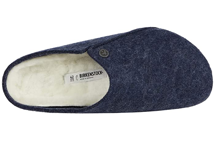 Birkenstock Zermatt Shearling Wool Felt Dark Blue