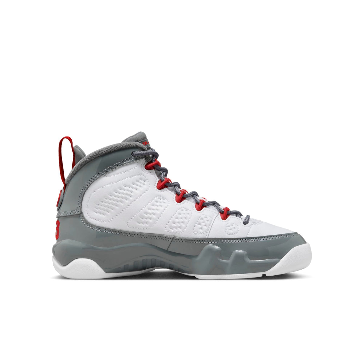 Air Jordan Grade School Retro 9 'Fire Red' Gs Sneakers