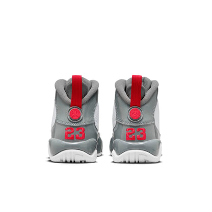 Air Jordan Grade School Retro 9 'Fire Red' Gs Sneakers