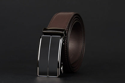 Premium Men’s Pin Buckle Leather Belt | Classic Professional Formal Belt for Men | Durable Business Casual Waistband | High-Quality Men's Dress Belt with Zinc Alloy Buckle