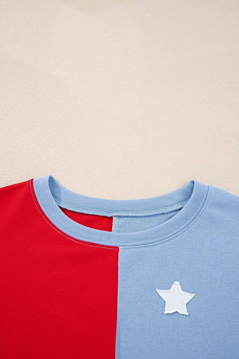 Threaded Pear Simone Flag Vintage Oversized Pullover