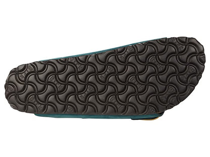 Birkenstock Arizona Big Buckle Nubuck Leather Dark Teal