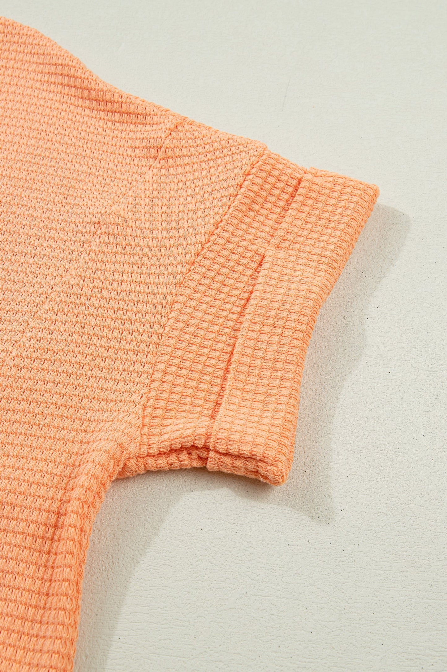 Threaded Pear Xyla Short Sleeve Knit Top