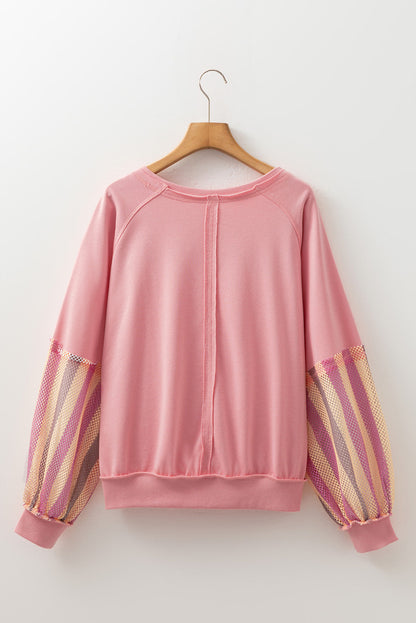 Threaded Pear Everleigh Seam Casual Pullover Top