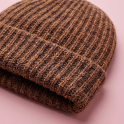 Anna-Kaci Soft Knit Winter Beanie with Warm Thick Ribbed Texture